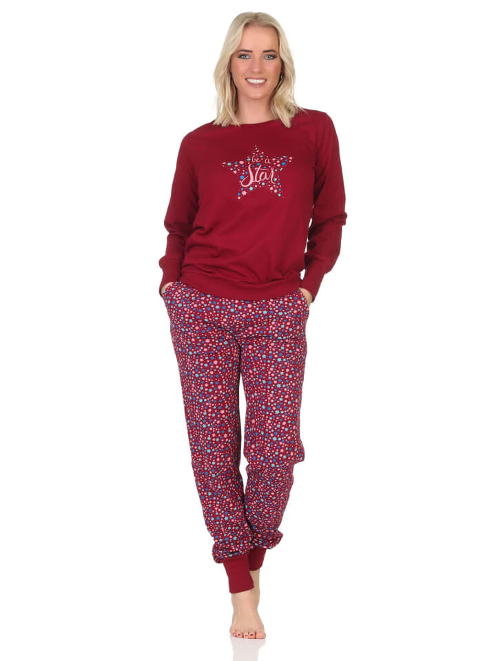 Пижама NORMANN langarm Bündchen Sterne, красный
Пижама NORMANN langarm Bündchen Sterne, красный