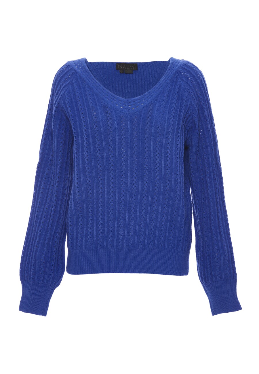 Базовый свитер NAEMI Sweater, темно-синий 
Базовый свитер NAEMI Sweater, темно-синий