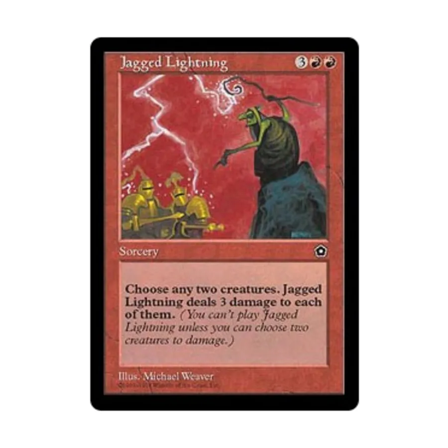 CCG Зазубренная молния (U), MTG - Portal 2nd Age
CCG Зазубренная молния (U), MTG - Portal 2nd Age