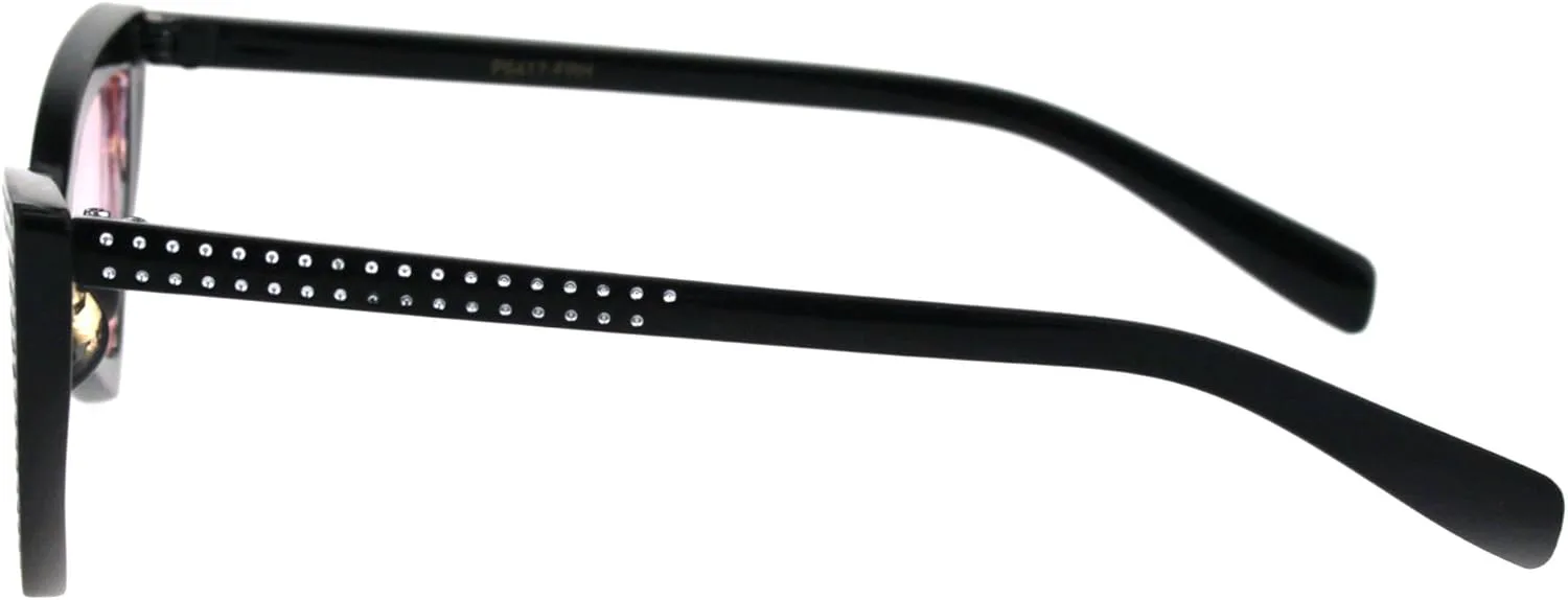 Женские узкие солнцезащитные очки PASTL, треугольные, «кошачий глаз», с серебристыми точками и блестками, модные, с защитой от УФ-излучения UV400, Black (Pink)
Женские узкие солнцезащитные очки PASTL, треугольные, «кошачий глаз», с серебристыми точками и блестками, модные, с защитой от УФ-излучения UV400, Black (Pink)