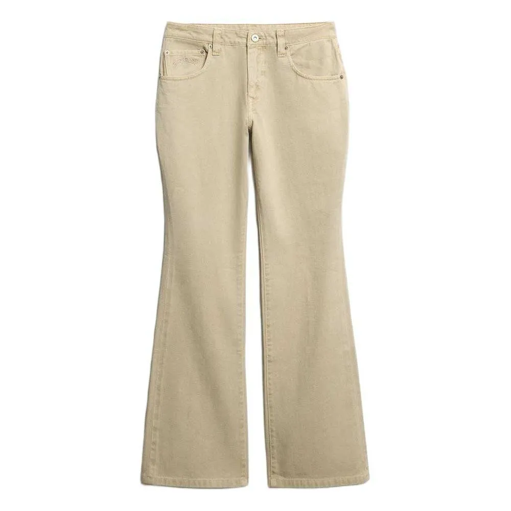 Брюки Superdry Flare, бежевый
Брюки Superdry Flare, бежевый