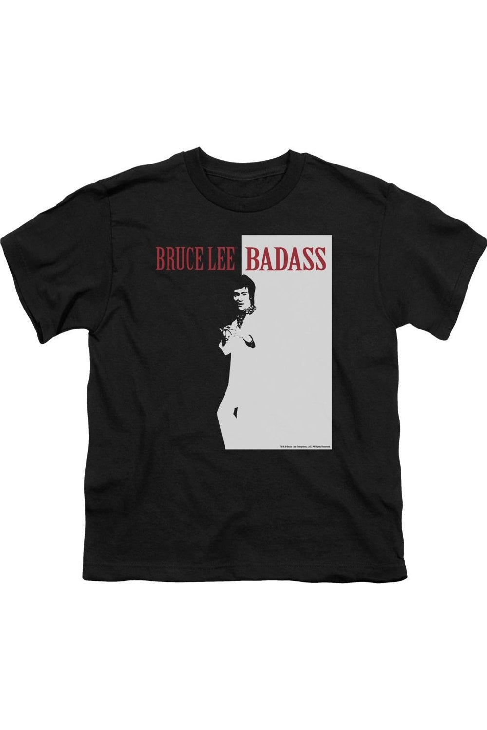 Футболка с коротким рукавом для подростков "Bruce Lee Badass" Gildan, черный 
Футболка с коротким рукавом для подростков "Bruce Lee Badass" Gildan, черный