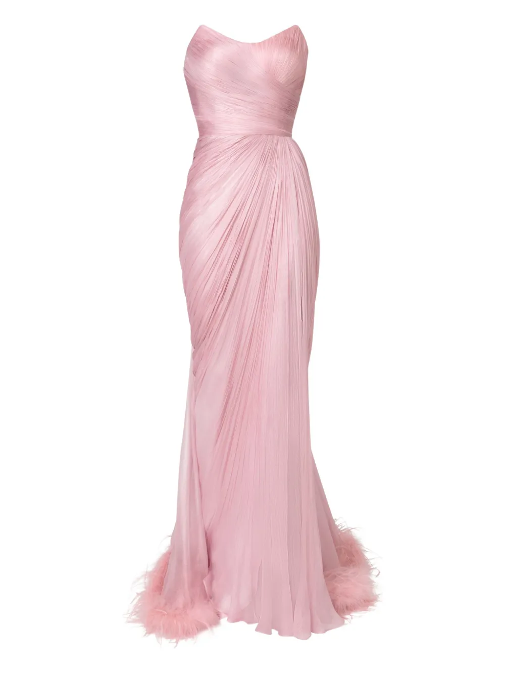 Плиссированное платье Mera с перьями Iris Serban, розовый
Плиссированное платье Mera с перьями Iris Serban, розовый