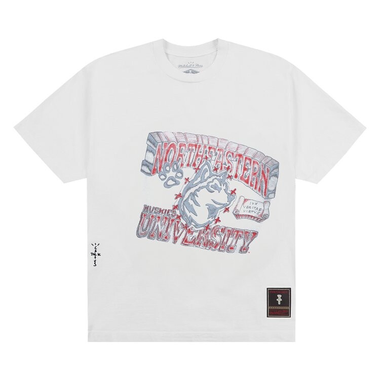 Футболка Cactus Jack By Travis Scott Cactus Jack by Travis Scott x Mitchell & Ness Northeastern University Handdrawn Tee, белый
Футболка Cactus Jack By Travis Scott Cactus Jack by Travis Scott x Mitchell & Ness Northeastern University Handdrawn Tee, белый
