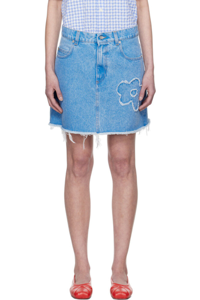 Синяя расклешенная джинсовая мини-юбка Marni
Синяя расклешенная джинсовая мини-юбка Marni