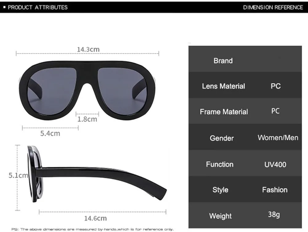 Мужские модные солнцезащитные очки в стиле панк, двухцветные; женские градиентные солнцезащитные очки с защитой от УФ-излучения UV400 HVTVTLA, Black Gray
Мужские модные солнцезащитные очки в стиле панк, двухцветные; женские градиентные солнцезащитные очки с защитой от УФ-излучения UV400 HVTVTLA, Black Gray