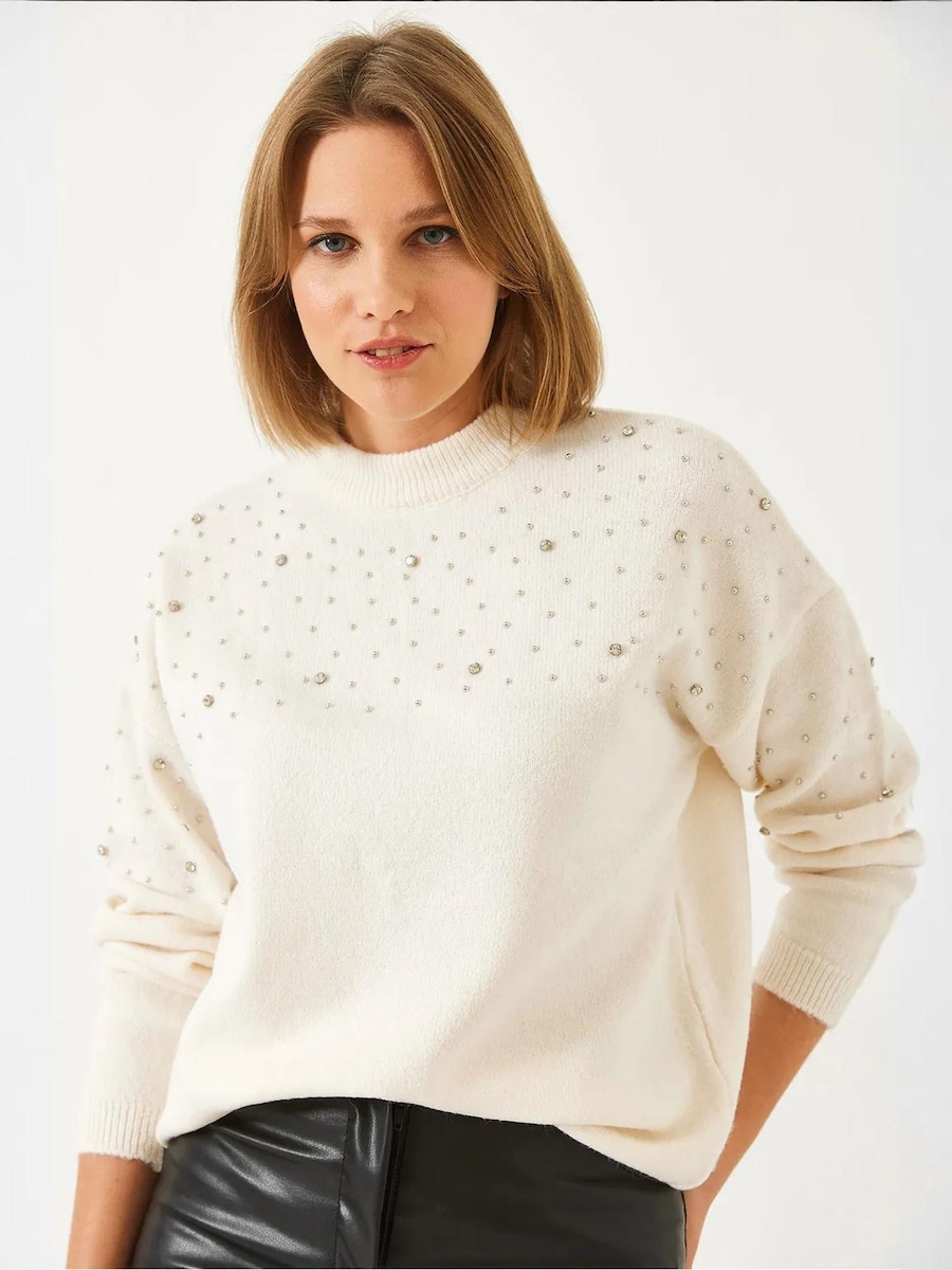 Свитер Bianco Lucci, кремовый
Свитер Bianco Lucci, кремовый