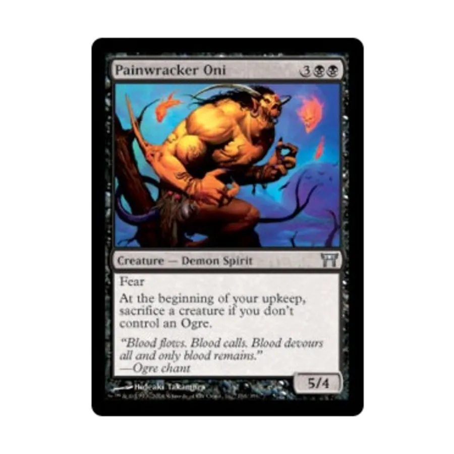 CCG Они-убийца боли (U), MTG - Champions of Kamigawa
CCG Они-убийца боли (U), MTG - Champions of Kamigawa