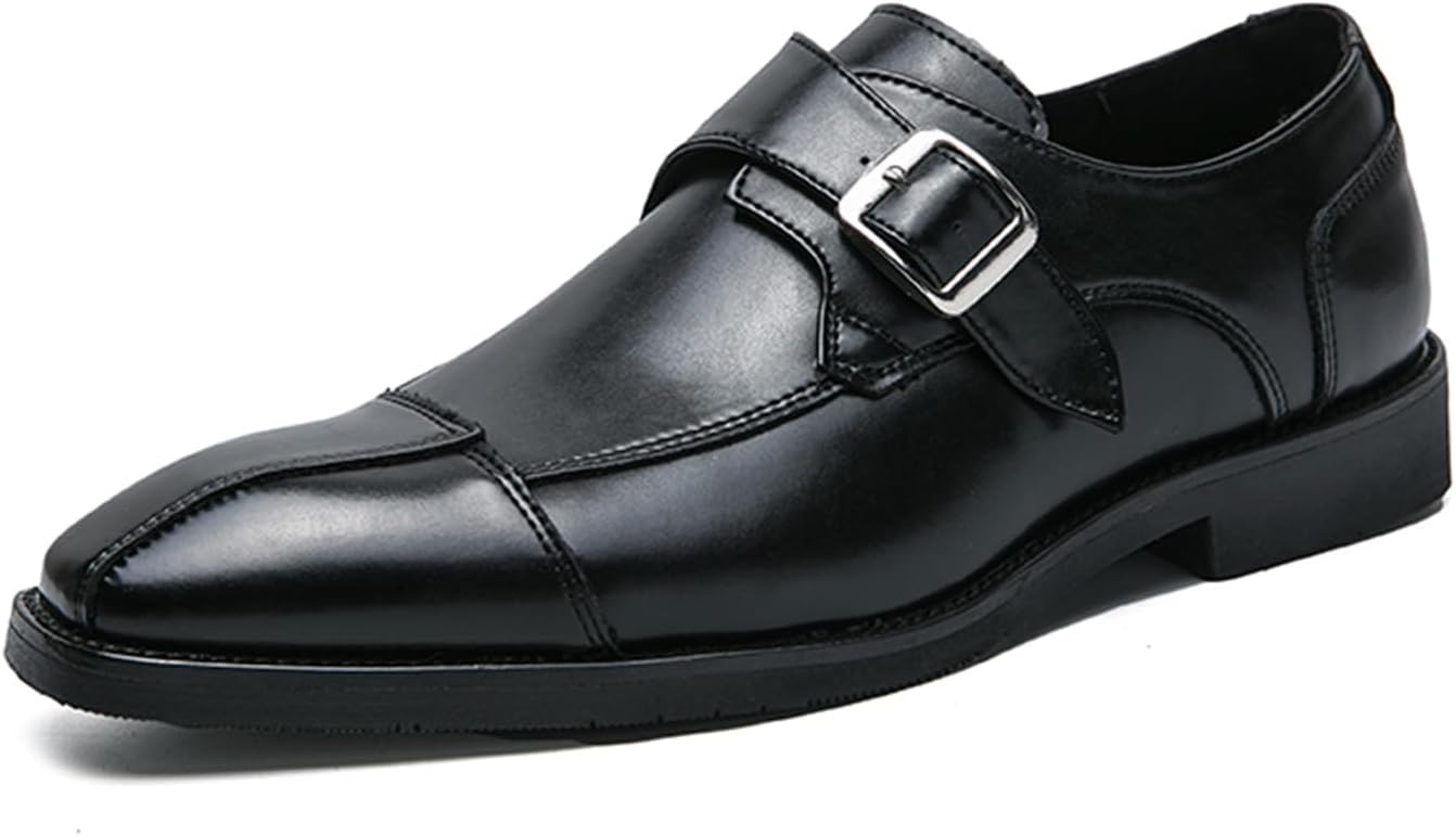 Мужские кожаные туфли-лоферы с монки-ремешком, деловые туфли для мужчин Abborora, черный
Мужские кожаные туфли-лоферы с монки-ремешком, деловые туфли для мужчин Abborora, черный