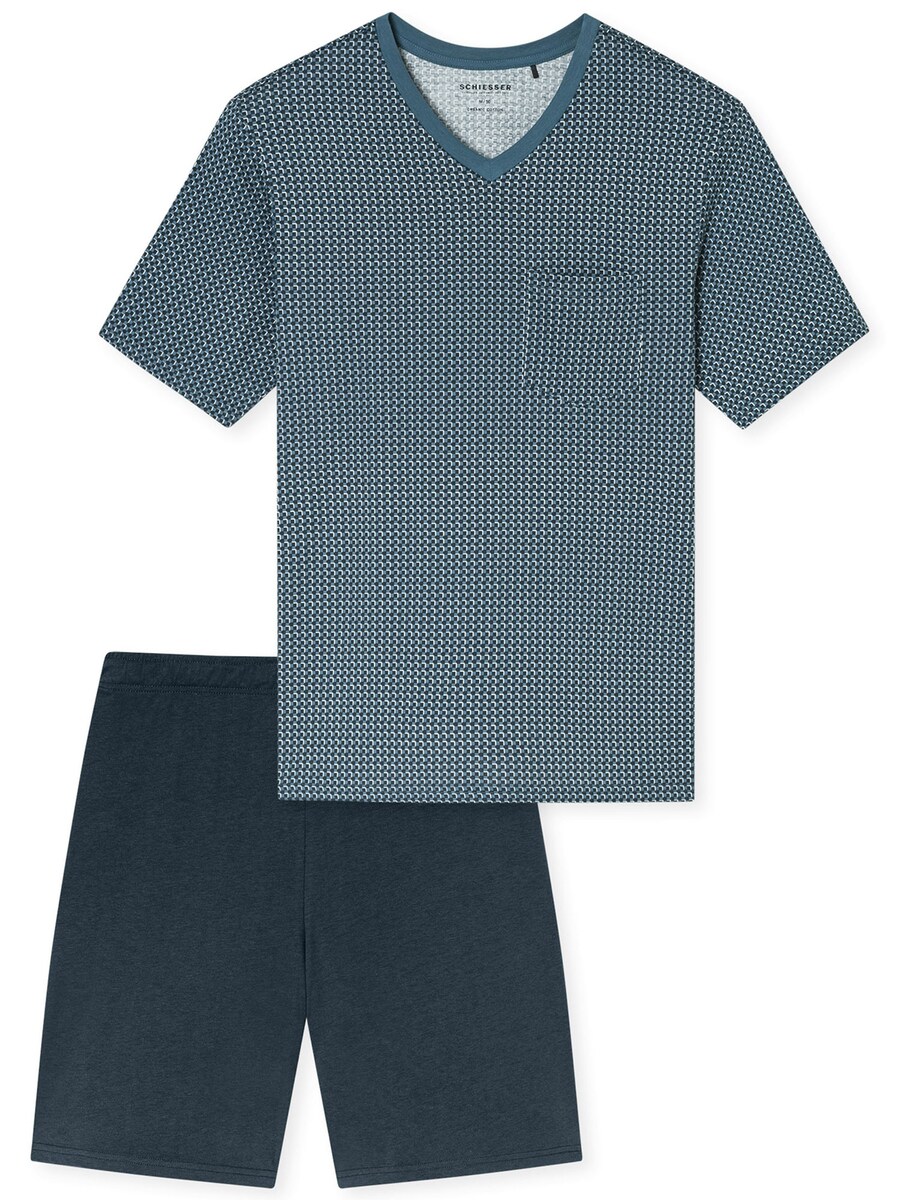 Короткая пижама SCHIESSER, графитовый
Короткая пижама SCHIESSER, графитовый