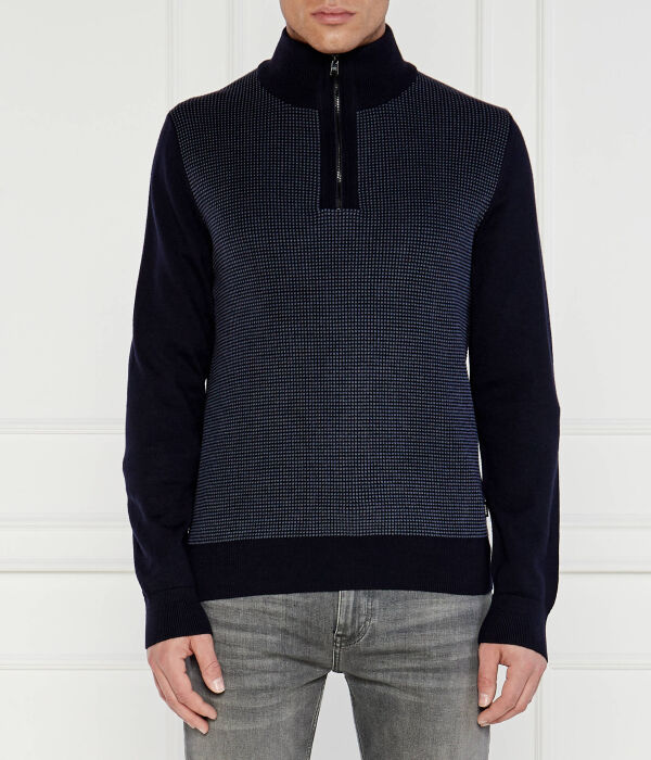 Свитер мужской Boss шерстяной с узором, синий
Свитер мужской Boss шерстяной с узором, синий