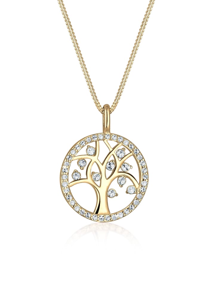 Elli Колье из серебра 925 пробы с изображением Древа жизни в золоте
Elli Колье из серебра 925 пробы с изображением Древа жизни в золоте