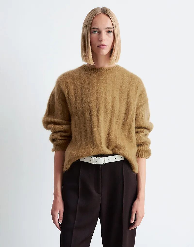 & Other Stories — супермягкий пушистый джемпер из мохера и шерсти в широкую резинку темно-бежевого цвета
& Other Stories — супермягкий пушистый джемпер из мохера и шерсти в широкую резинку темно-бежевого цвета