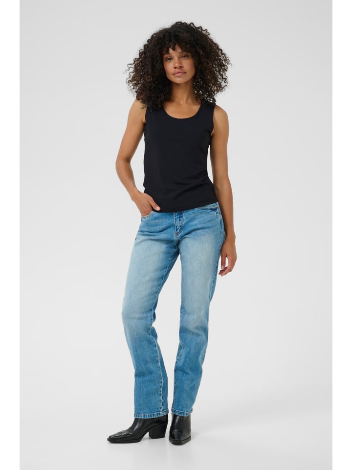 Топ из трикотажа KAarina Slim fit цвета Black Deep Kaffe
Топ из трикотажа KAarina Slim fit цвета Black Deep Kaffe