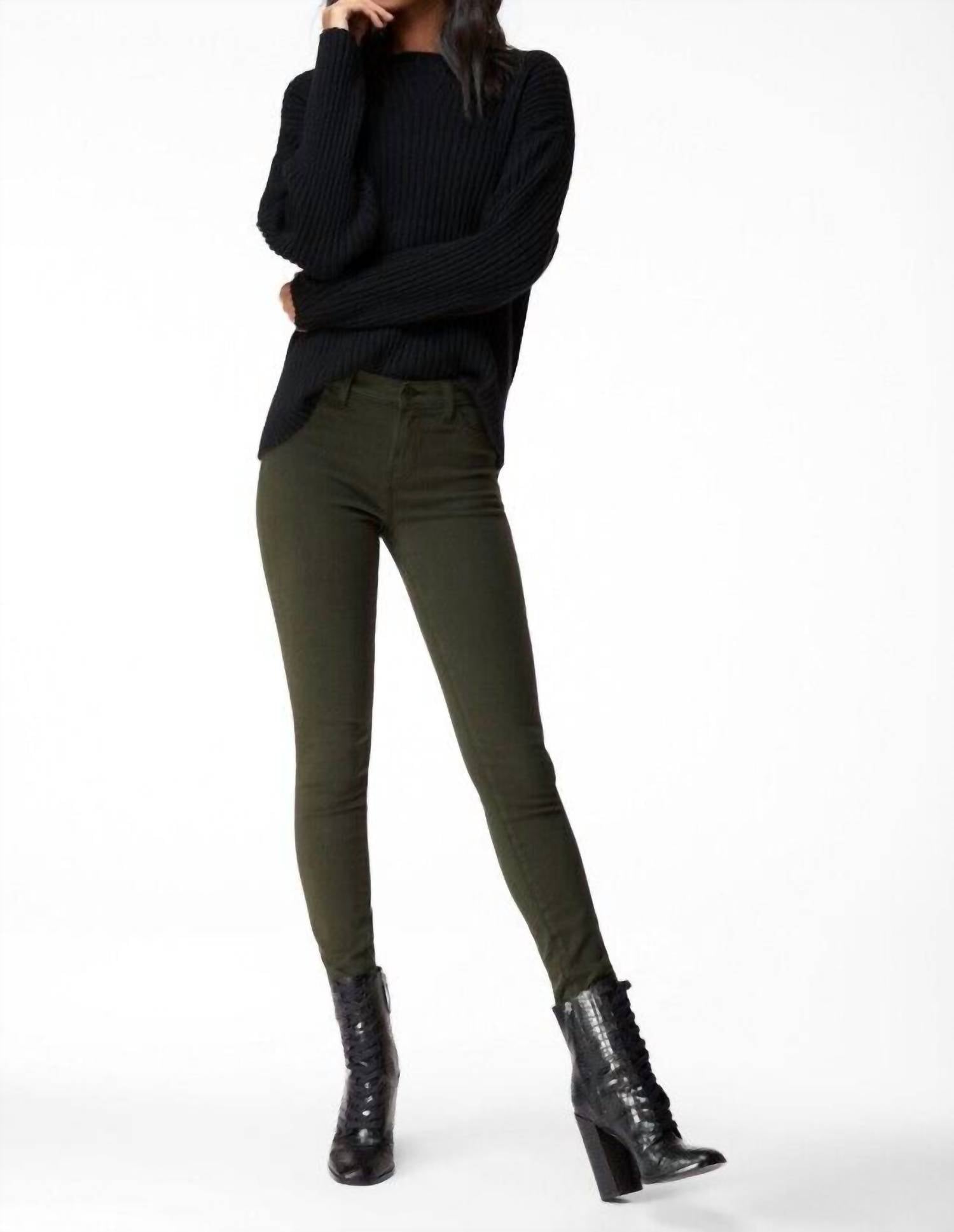 485 Ivy Super Satten Узкие джинсы зеленого цвета J Brand
485 Ivy Super Satten Узкие джинсы зеленого цвета J Brand