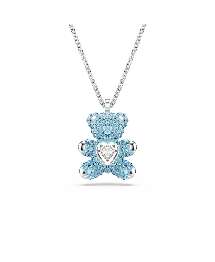 Подвеска-колье "Тедди" с родиевым покрытием Swarovski, Blue
Подвеска-колье "Тедди" с родиевым покрытием Swarovski, Blue