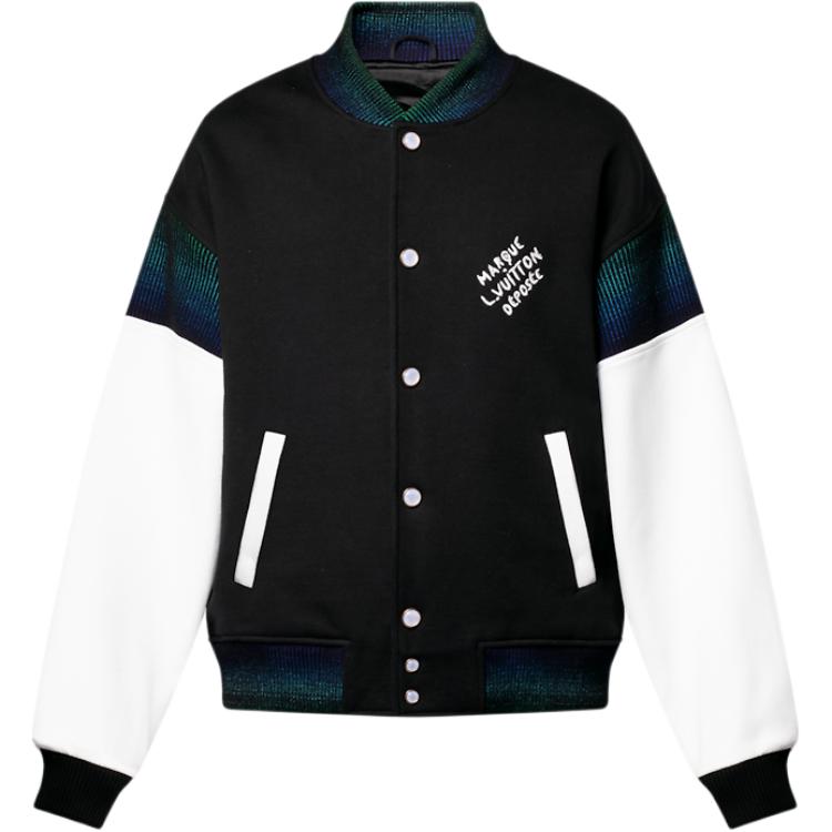 LOUIS VUITTON Хлопковая трикотажная бейсбольная куртка, Black
LOUIS VUITTON Хлопковая трикотажная бейсбольная куртка, Black