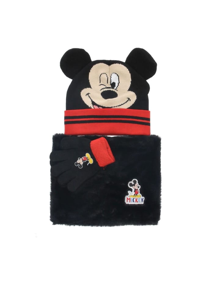 Комплект из шапки, шарфа и перчаток, черный Disney Mickey Mouse
Комплект из шапки, шарфа и перчаток, черный Disney Mickey Mouse
