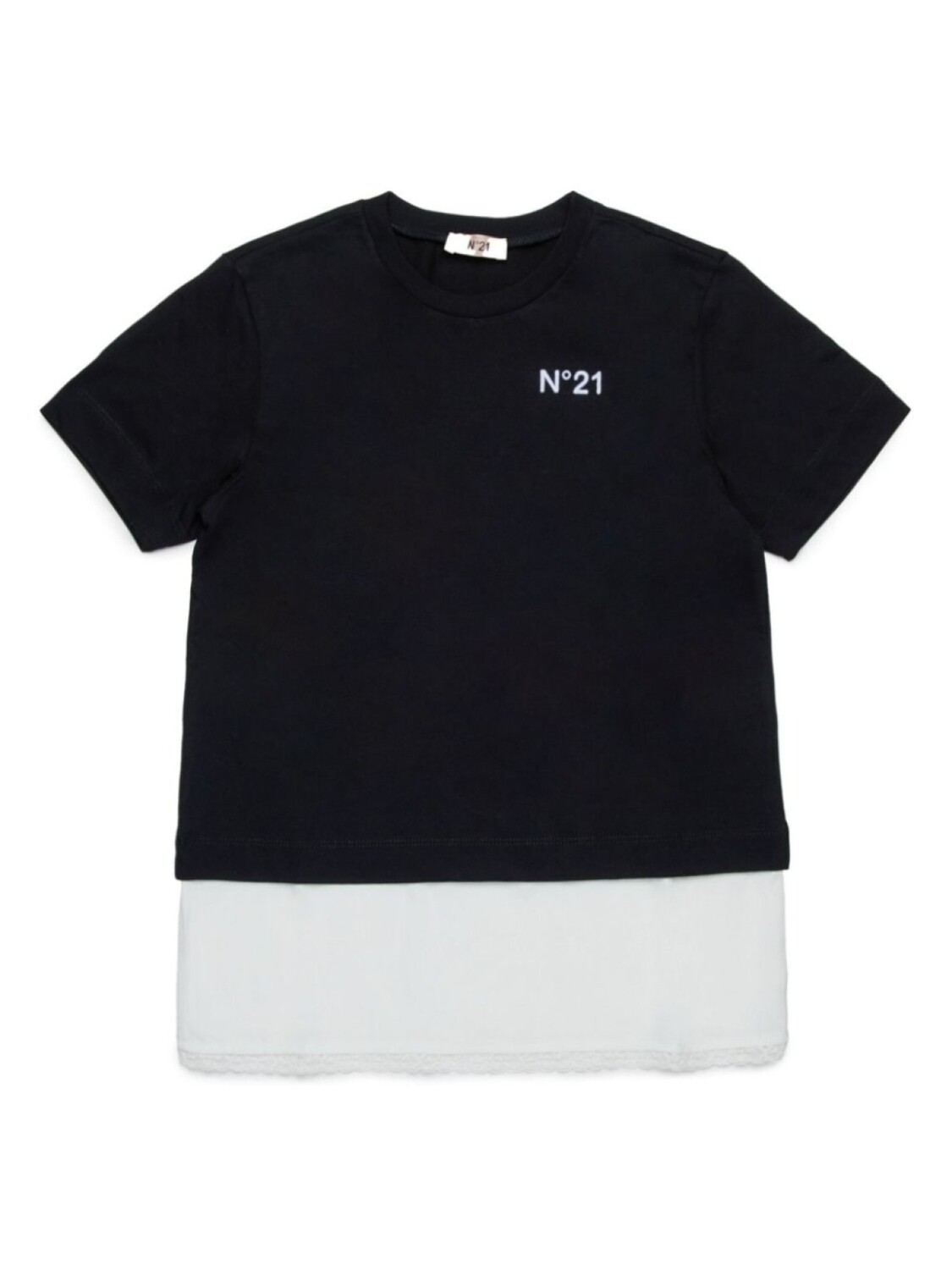 Nº21 Kids футболка из хлопка с цветными блоками, черный
Nº21 Kids футболка из хлопка с цветными блоками, черный