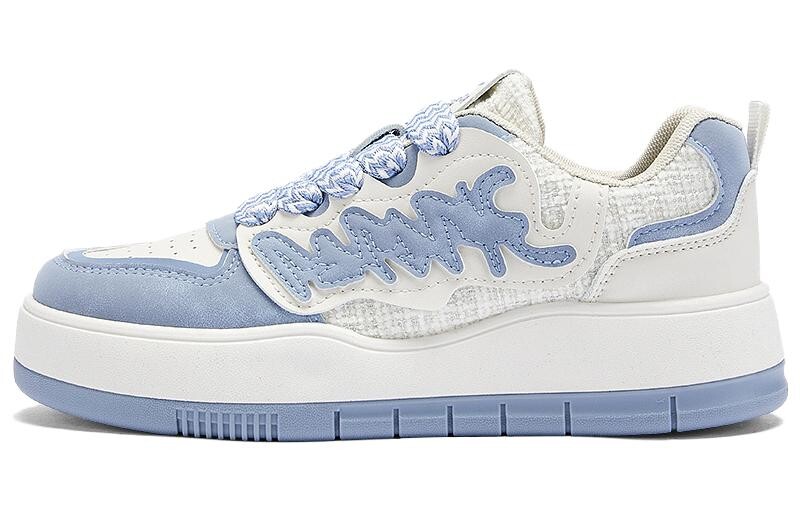 Кроссовки WARRIOR Skateboarding Shoes Women's Low-top Beige, бежевый/синий
Кроссовки WARRIOR Skateboarding Shoes Women's Low-top Beige, бежевый/синий