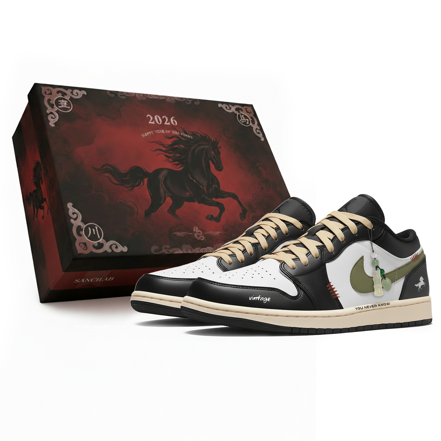 Air 1 Low Three Times Laboratory, год лошади, таинственный синий шпор, коробка устойчивая к истиранию Low top Jordan, черный
Air 1 Low Three Times Laboratory, год лошади, таинственный синий шпор, коробка устойчивая к истиранию Low top Jordan, черный