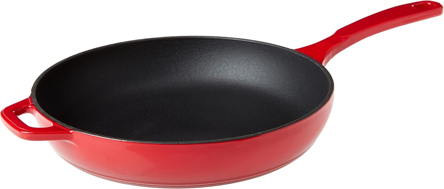 Эмалированная чугунная сковорода Lodge Color EC11S43, цвет Island Spice Red, 11 дюймов
Эмалированная чугунная сковорода Lodge Color EC11S43, цвет Island Spice Red, 11 дюймов