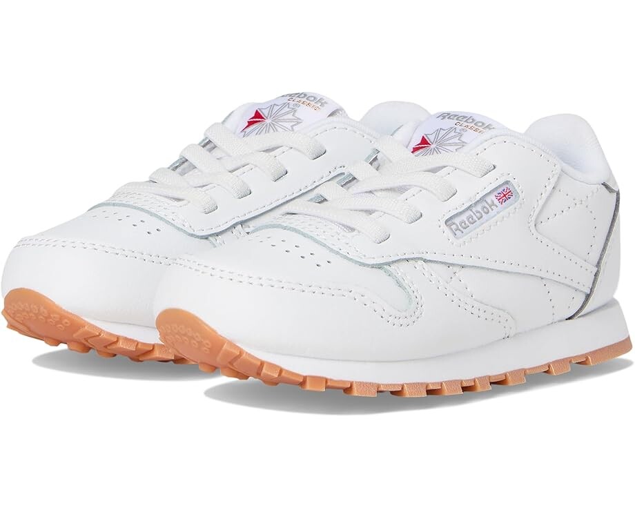 Кроссовки Reebok Kids Classic Leather, цвет White/White/Gum
Кроссовки Reebok Kids Classic Leather, цвет White/White/Gum