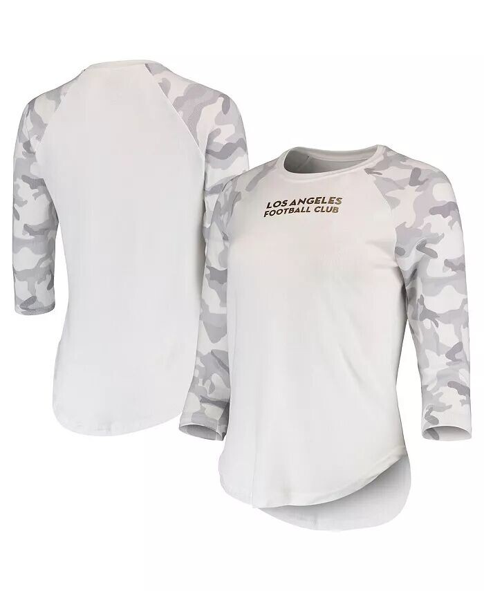 Женский белый, серый композитный топ реглан с рукавами 3/4 LAFC Concepts Sport
Женский белый, серый композитный топ реглан с рукавами 3/4 LAFC Concepts Sport