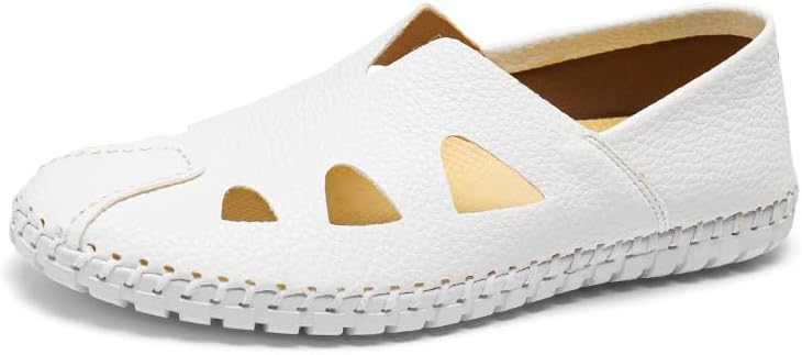 Мужские лоферы из натуральной кожи с мягкой подошвой, противоскользящие водительские туфли, мягкие и легкие для ходьбы, модная повседневная обувь Asifn, белый
Мужские лоферы из натуральной кожи с мягкой подошвой, противоскользящие водительские туфли, мягкие и легкие для ходьбы, модная повседневная обувь Asifn, белый