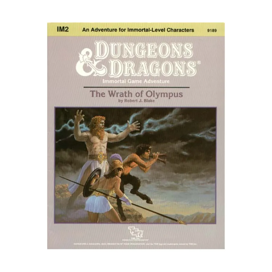 Модуль Wrath of Olympus, Basic Dungeons & Dragons (Original Edition) - Modules & Adventures - Assorted 
Модуль Wrath of Olympus, Basic Dungeons & Dragons (Original Edition) - Modules & Adventures - Assorted
