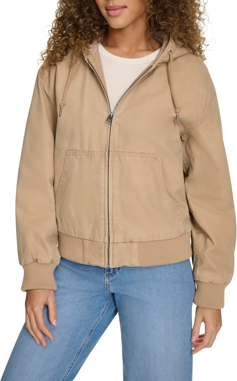 Женская куртка-бомбер Levi's с капюшоном, бежевый
Женская куртка-бомбер Levi's с капюшоном, бежевый