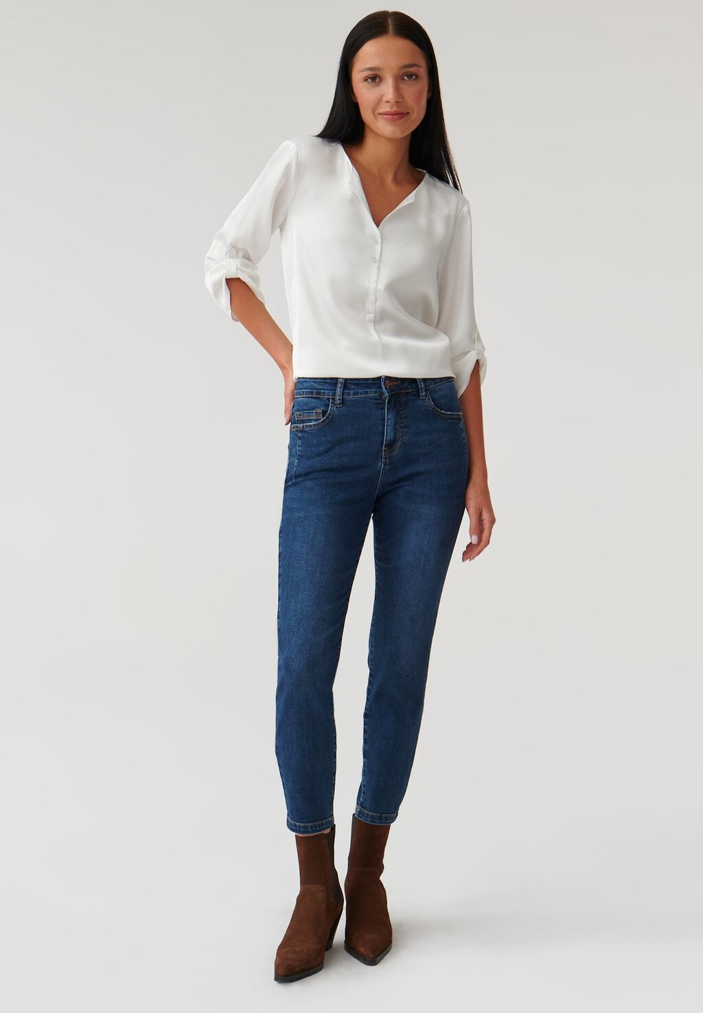 Джинсы облегающего кроя SARO TATUUM, темно-синий
Джинсы облегающего кроя SARO TATUUM, темно-синий