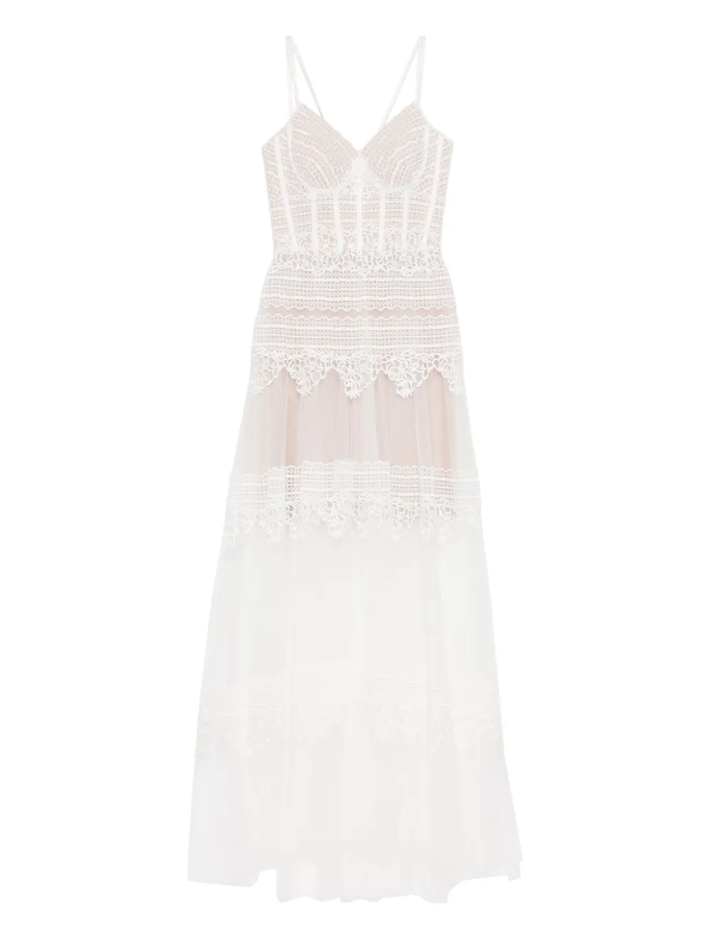 Длинное кружевное платье Saiid Kobeisy, белый
Длинное кружевное платье Saiid Kobeisy, белый