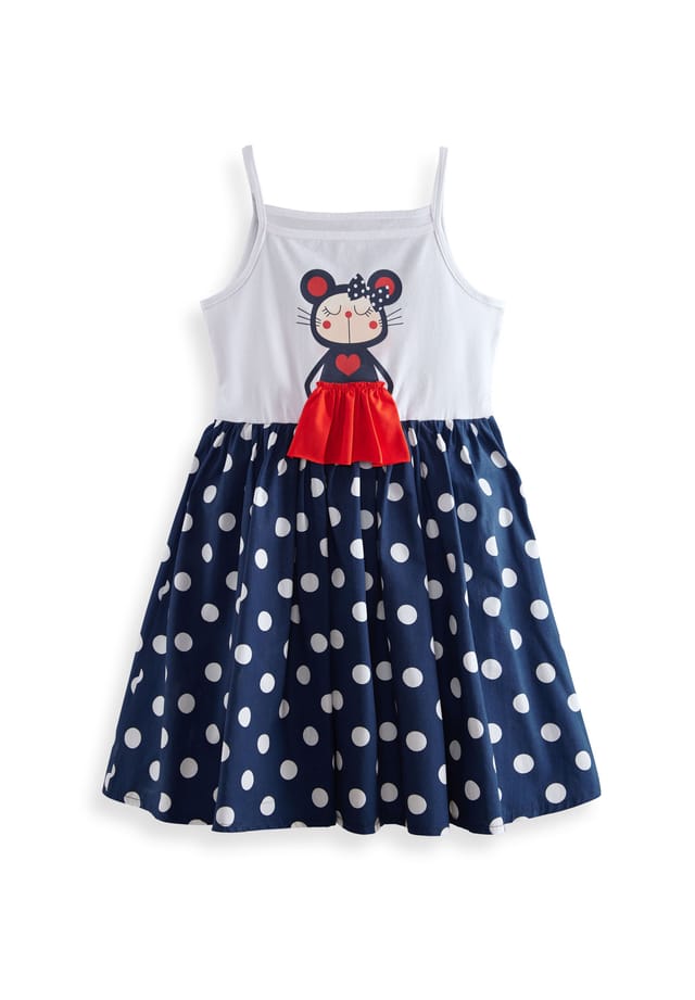 Платье Denokids, белый 
Платье Denokids, белый