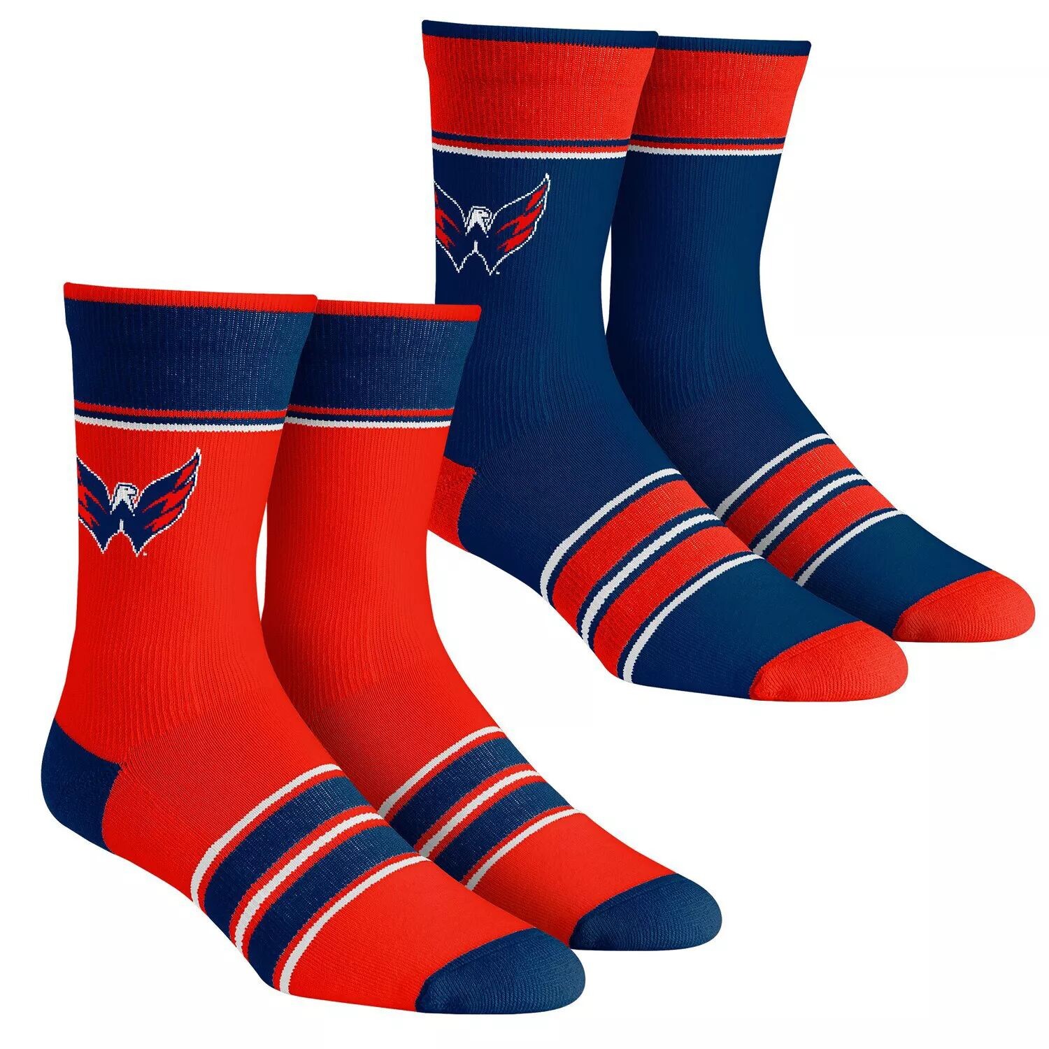 Комплект из 2 носков Youth Rock Em Socks Washington Capitals в несколько полосок Team Crew Unbranded
Комплект из 2 носков Youth Rock Em Socks Washington Capitals в несколько полосок Team Crew Unbranded