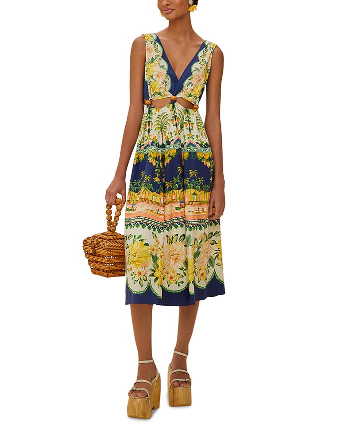 Амазон Гарден Кремовое платье миди с вырезами FARM Rio, коричневый/бежевый
Амазон Гарден Кремовое платье миди с вырезами FARM Rio, коричневый/бежевый