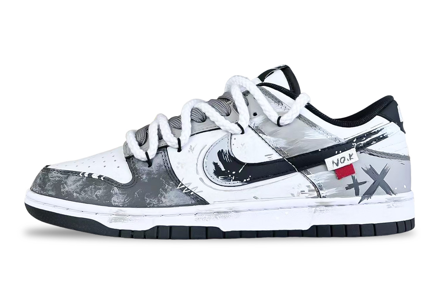 Nike Кроссовки для скейтбординга Dunk Low Sea Salt Bubbles, Cross Association, износостойкие, низкие, унисекс, серый с белыми подошвами
Nike Кроссовки для скейтбординга Dunk Low Sea Salt Bubbles, Cross Association, износостойкие, низкие, унисекс, серый с белыми подошвами