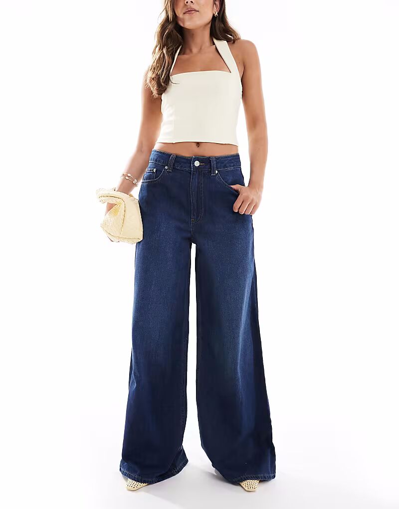 Широкие джинсы ASOS DESIGN из полинявшего материала - ТЕМНО-СИНИЙ
Широкие джинсы ASOS DESIGN из полинявшего материала - ТЕМНО-СИНИЙ