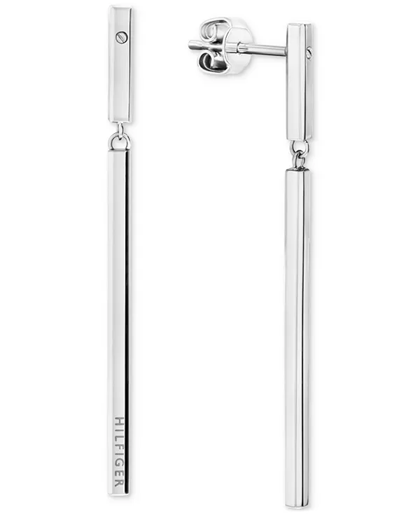 Серьги-Подвески с линейным логотипом Tommy Hilfiger, silver
Серьги-Подвески с линейным логотипом Tommy Hilfiger, silver