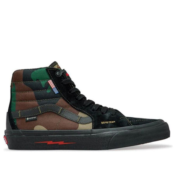 Кроссовки defcon x sk8-hi notchback gtx 'black woodland camo' Vans, зеленый
Кроссовки defcon x sk8-hi notchback gtx 'black woodland camo' Vans, зеленый