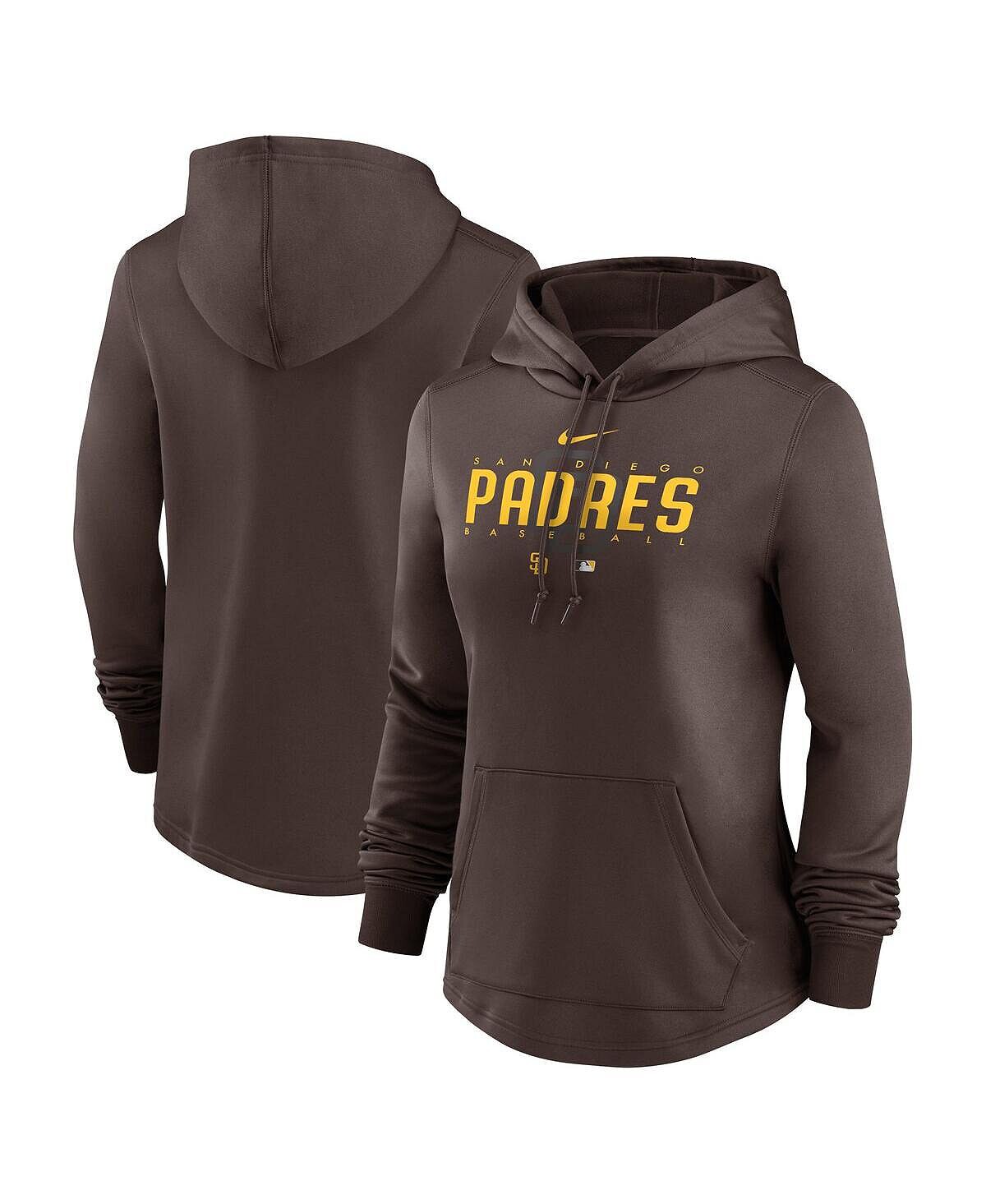 Женский коричневый пуловер с капюшоном San Diego Padres Authentic Collection Pregame Performance Nike, коричневый
Женский коричневый пуловер с капюшоном San Diego Padres Authentic Collection Pregame Performance Nike, коричневый