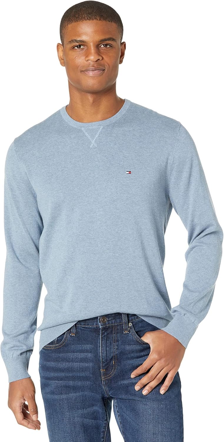 Мужской однотонный свитер с круглым вырезом Tommy Hilfiger, Blue Heather
Мужской однотонный свитер с круглым вырезом Tommy Hilfiger, Blue Heather