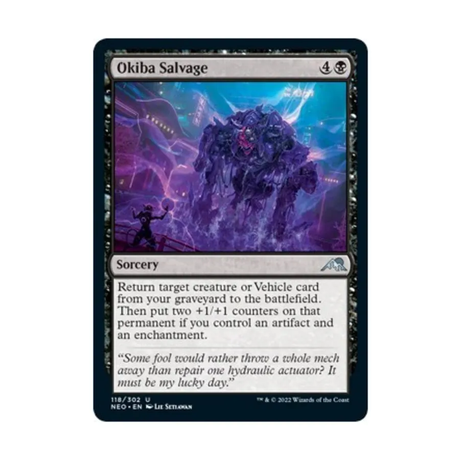 CCG Окиба Спасение (Ю), MTG - Kamigawa : Neon Dynasty
CCG Окиба Спасение (Ю), MTG - Kamigawa : Neon Dynasty