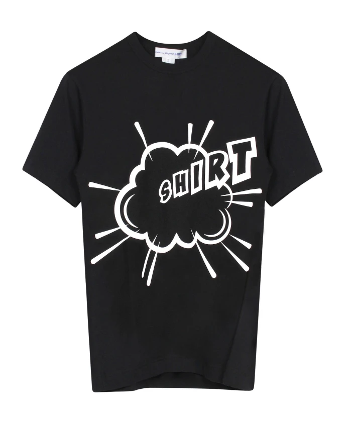 Черная хлопковая футболка с короткими рукавами и графическим принтом. Comme Des Garã§Ons, черный
Черная хлопковая футболка с короткими рукавами и графическим принтом. Comme Des Garã§Ons, черный