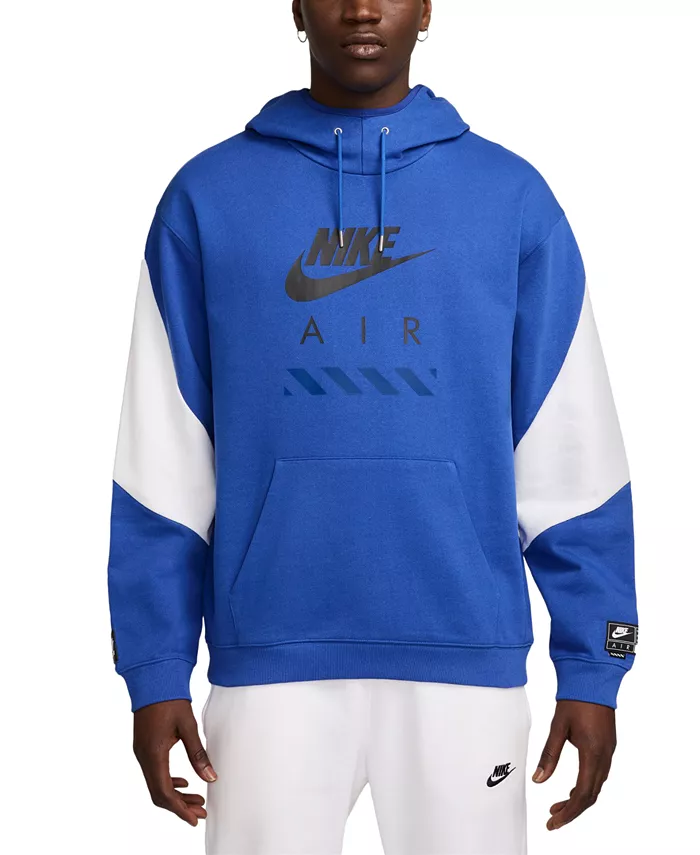 Мужская просторная худи Air Fleece с логотипом Nike, синий
Мужская просторная худи Air Fleece с логотипом Nike, синий