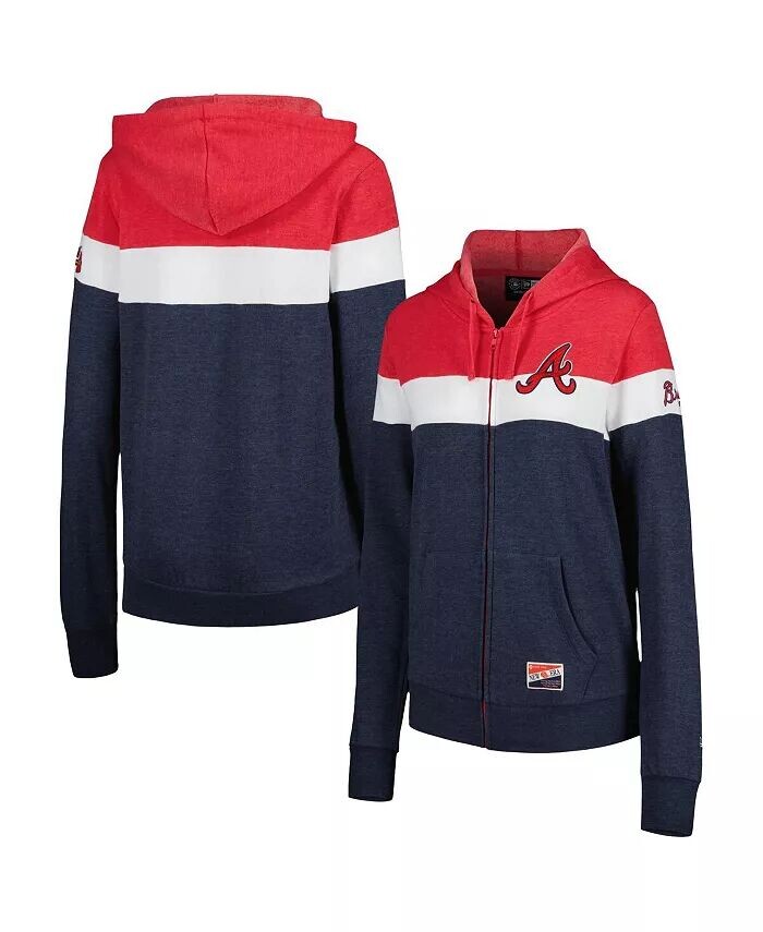 Женская темно-синяя куртка с капюшоном и молнией во всю длину Atlanta Braves Colorblock New Era
Женская темно-синяя куртка с капюшоном и молнией во всю длину Atlanta Braves Colorblock New Era