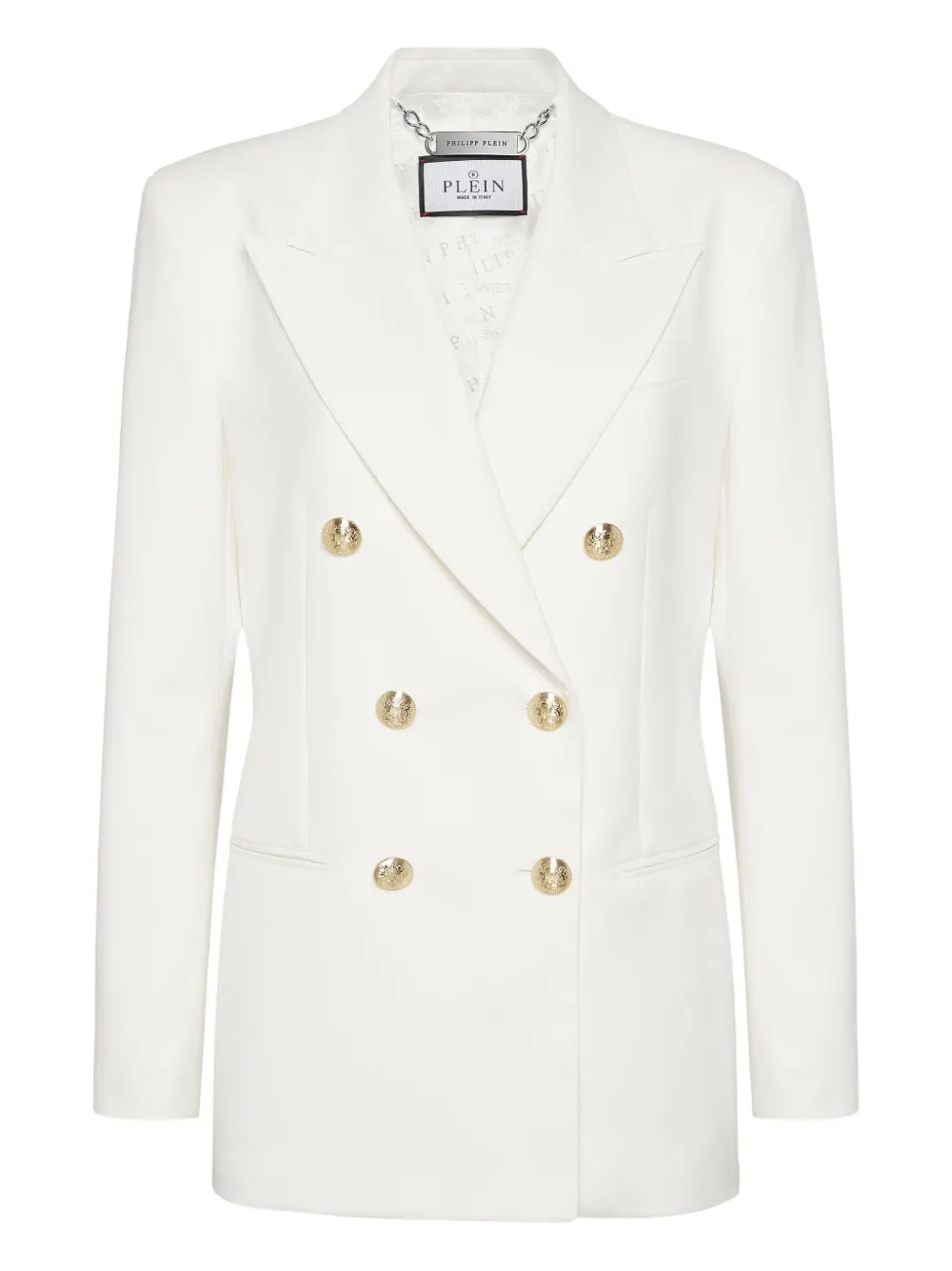 Двубортный блейзер Philipp Plein, белый
Двубортный блейзер Philipp Plein, белый