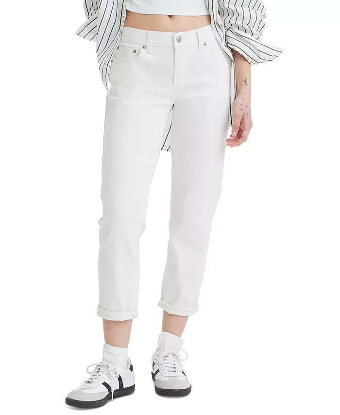 Женские джинсы свободного кроя Boyfriend с зауженными штанинами Levi's, белый
Женские джинсы свободного кроя Boyfriend с зауженными штанинами Levi's, белый