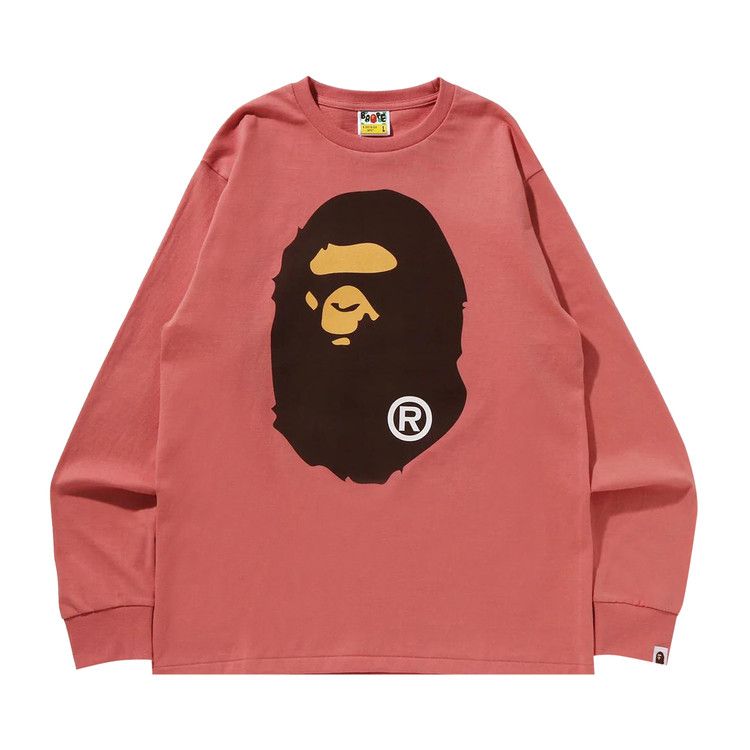 Футболка BAPE Big Ape Head Long-Sleeve Tee, Pink
Футболка BAPE Big Ape Head Long-Sleeve Tee, Pink
