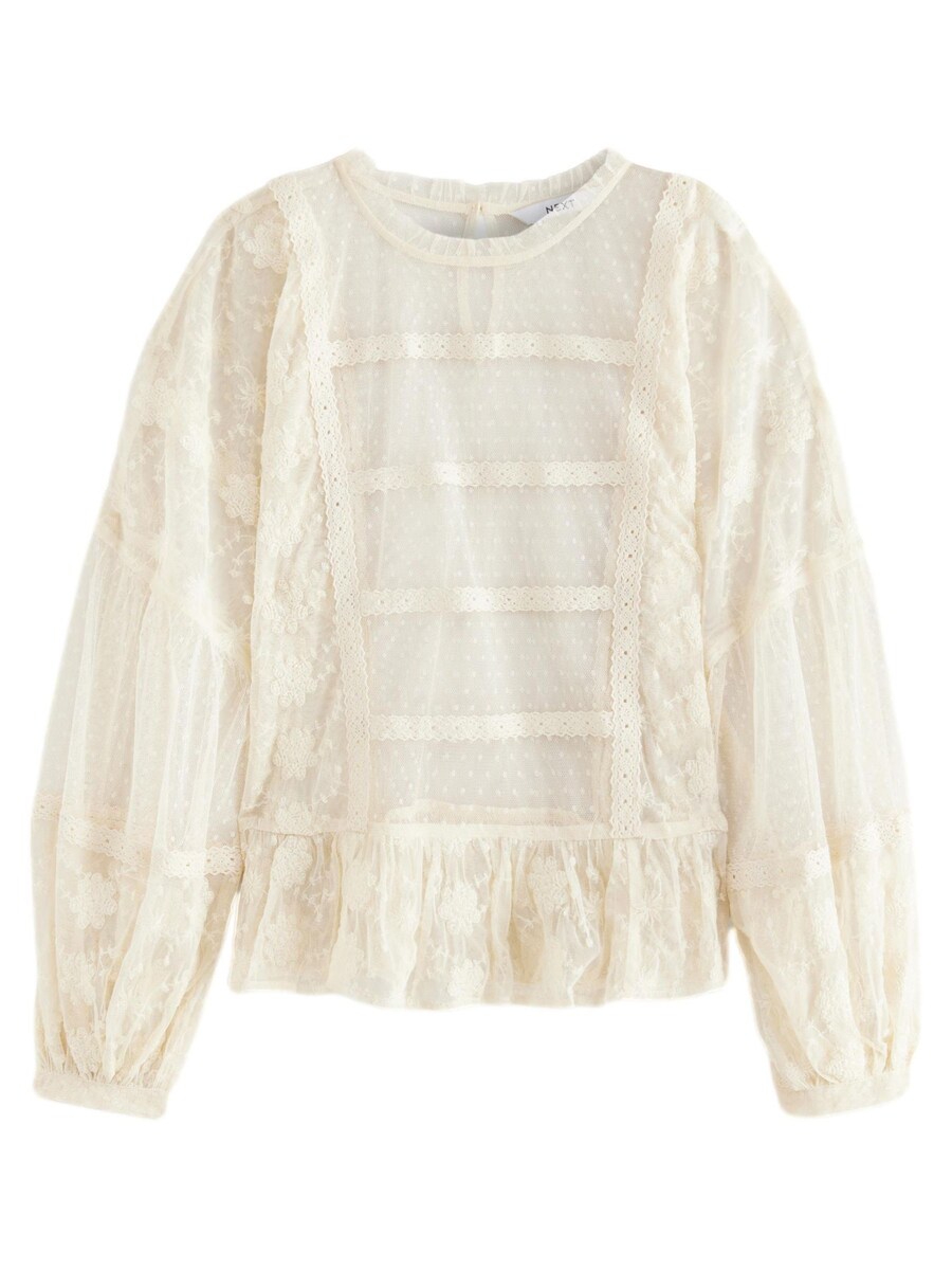 Кружевная блузка Next Blouse, кремовый
Кружевная блузка Next Blouse, кремовый